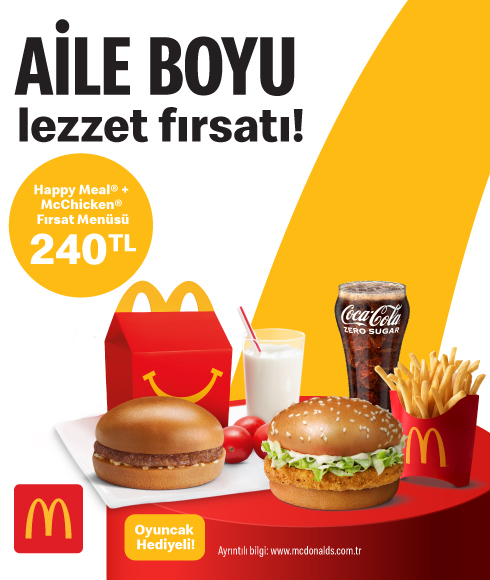 Happy Meal + McChicken Fırsat Menüsü